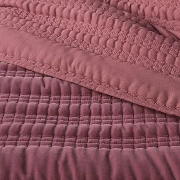 Threshold Burgundy Quilt - Picture 3 of 3